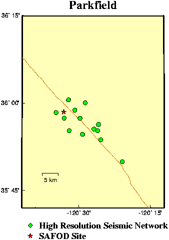 Map of HRSN sites