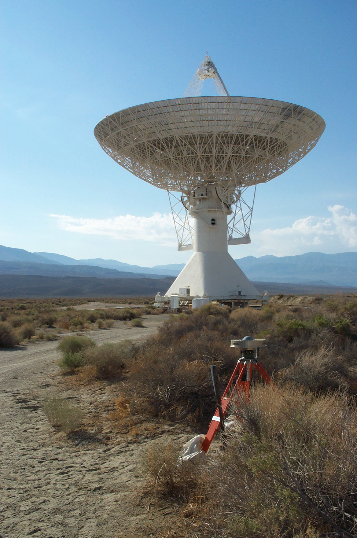GPS station OVRO. Located at the Owens Valley Radio Observatory near Big Pine, California.