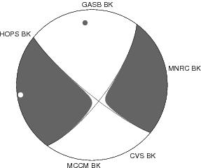 Moment Tensor Diagram