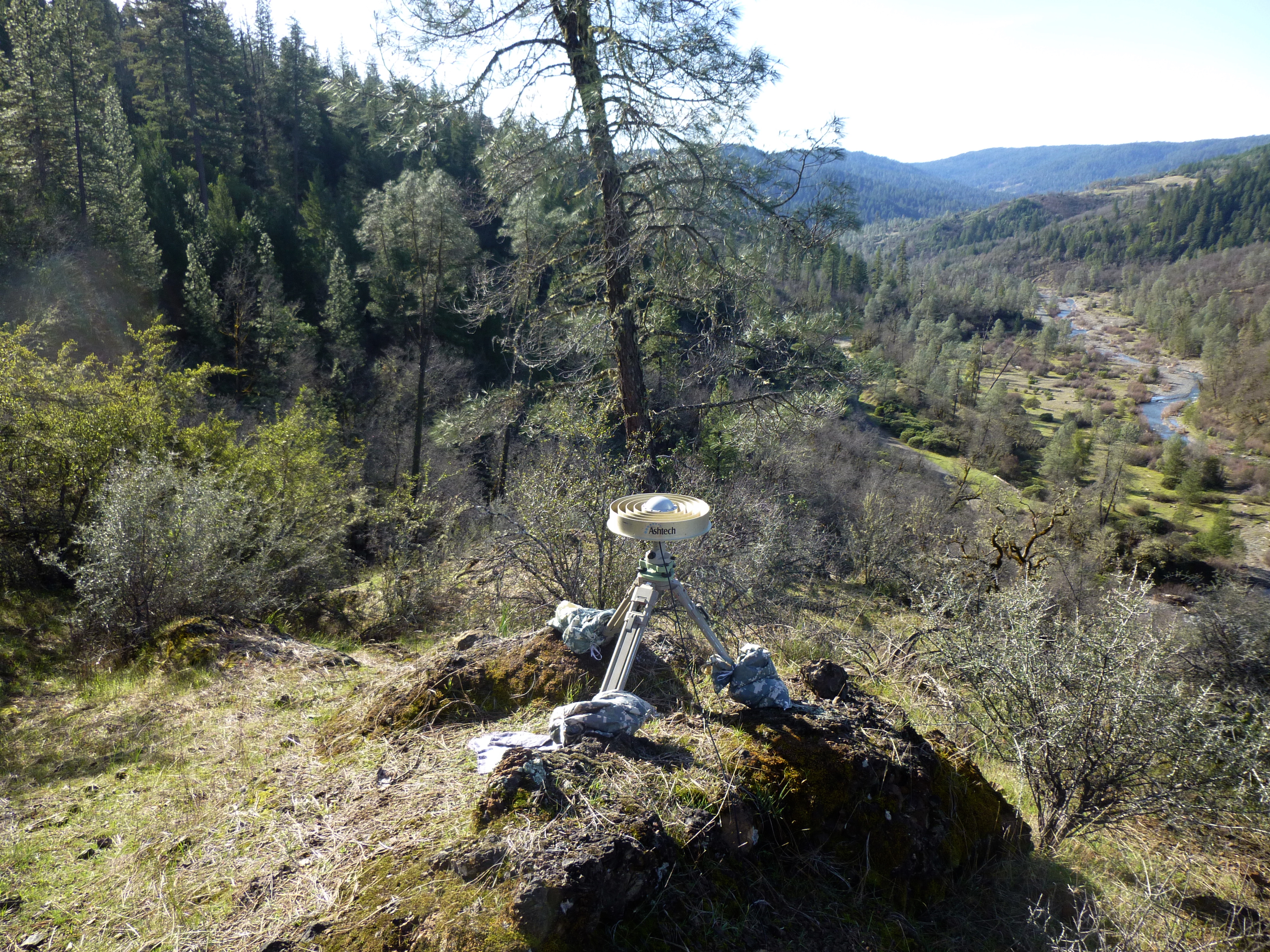 GPS station SODA. Located near Lake Pillsbury, California.